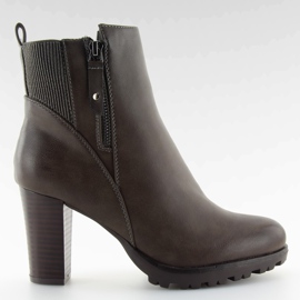 Gris Botas de tacón mujer grises JA3132 gris