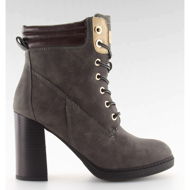 Botas de madera gris NS05P gris