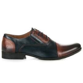 Lucca Zapatos de negocios marrón azul