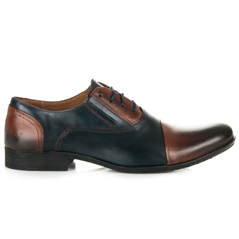 Lucca Zapatos de negocios marrón azul