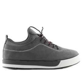 Gris Zapatillas grises de mujer NB125P gris