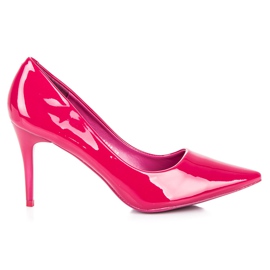 Comer Tacones altos con estilo rosado