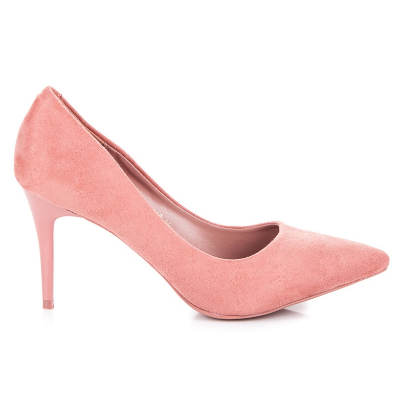 Comer Tacones de ante rosado