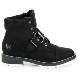Vices New Collection Tramperos de gamuza negro