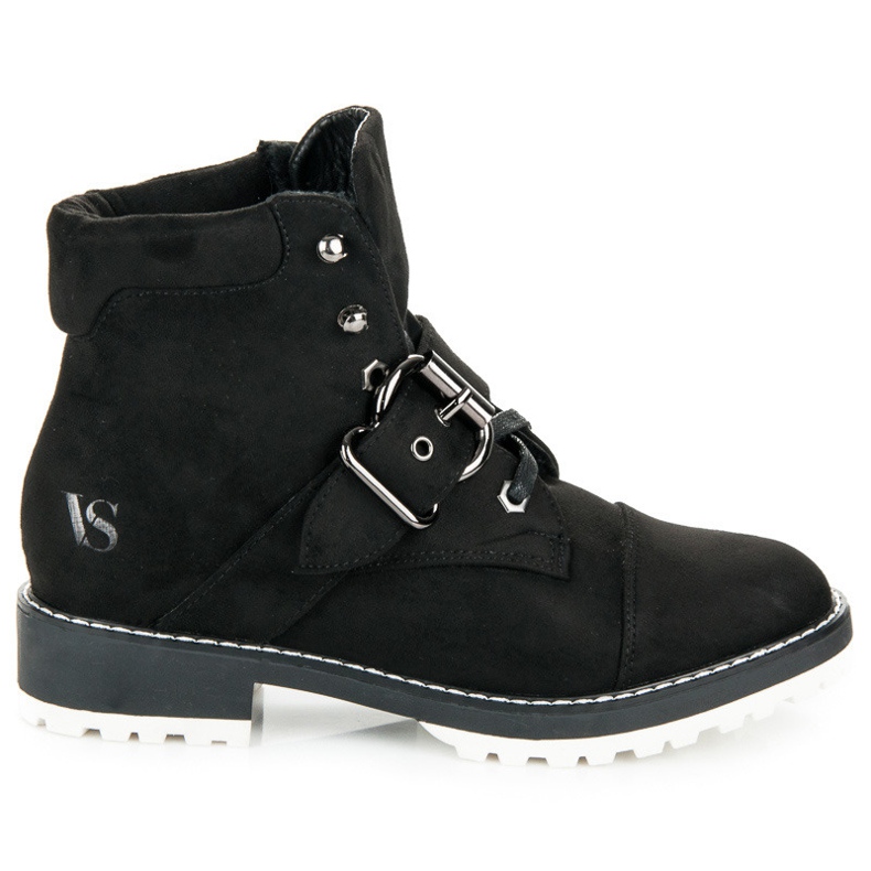 Vices New Collection Tramperos de gamuza negro