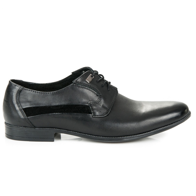 Lucca Zapatos de cuero elegantes negro