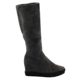 Botas de cuña Filippo 318 grises