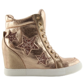 Deportivas Mujer Rosa LL-72 Champán