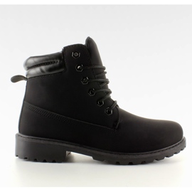Botas de madera monocolor negro BL83 Black