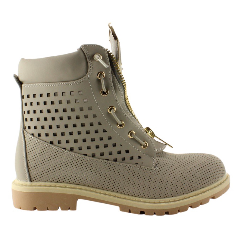 Balmanas calados, deslizador gris dorado R103 Gris