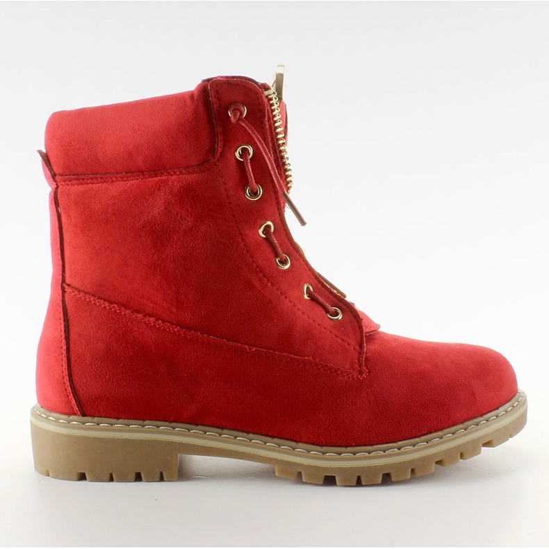 Zapatos ante balman rojo liso NC50 Rojo