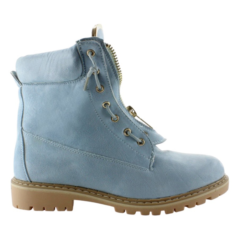 Zapatos balman ante azul NC50 L. Azul