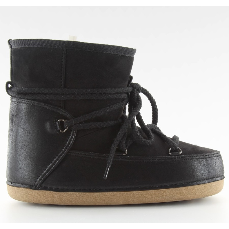HW9500 Botas de nieve luna negra negro