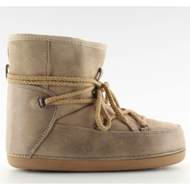 Botas nieve luna beige HW9500 beige