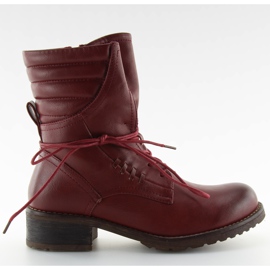 Botas burdeos 9560 Vino multicolor rojo