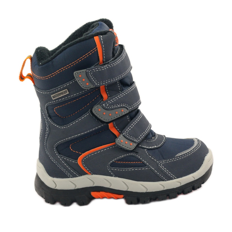 American Club Botas con membrana Navy 1710 azul marino naranja