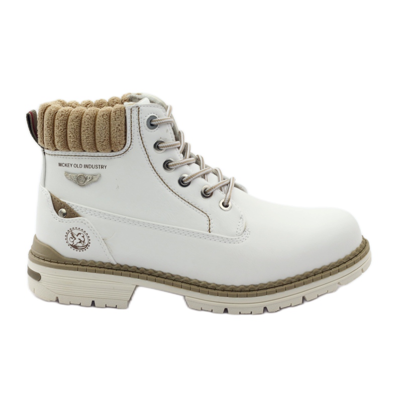 McKey Botas de invierno con cordones 400 blanco McKey Botas de invierno con cordones 400 blanco