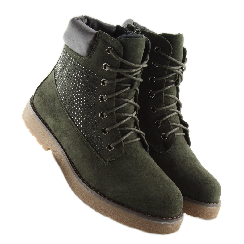 Cazadoras verdes de mujer HQ896 Verde Cazadoras verdes de mujer HQ896 Verde