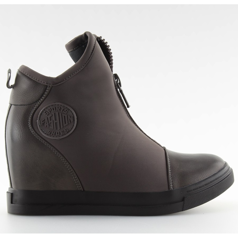 Gris Deportivas cuña 168-129 gris Gris Deportivas cuña 168-129 gris