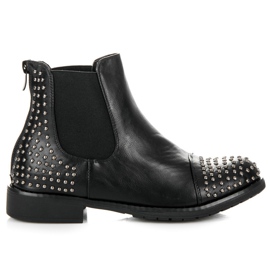 Flyfor Botines chelsea con jets negro