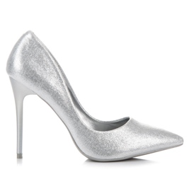 Comer Alfileres de plata gris