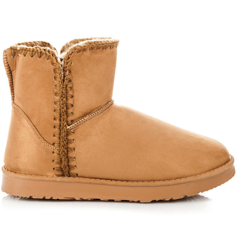 Botas de nieve de ante Kylie marrón