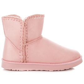 Botas de nieve de ante KYLIE rosado