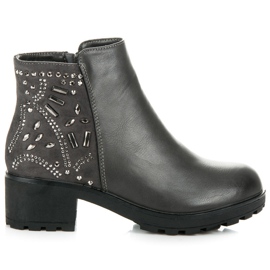 Vices Botas con cristales gris