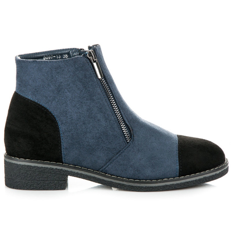Vices Botines de ante para otoño azul