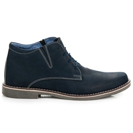 Botas lucca azul marino