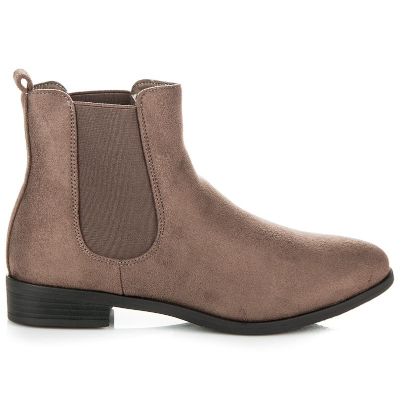 Juliet Botas Chelsea cómodas marrón