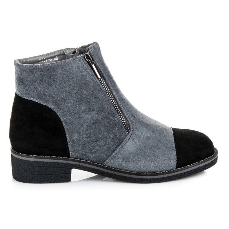 Vices Botines de ante para otoño gris