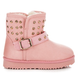 Kylie Botas de nieve con chorros rosa