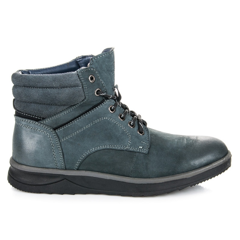 Mazaro Calzado de invierno atado azul
