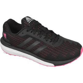 Zapatillas running adidas Vengeful W BB3642 rosado negro