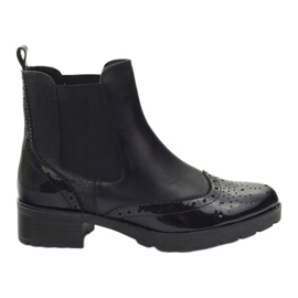 Botines caprice Jodhpur boots zapatos de mujer 25405 negro