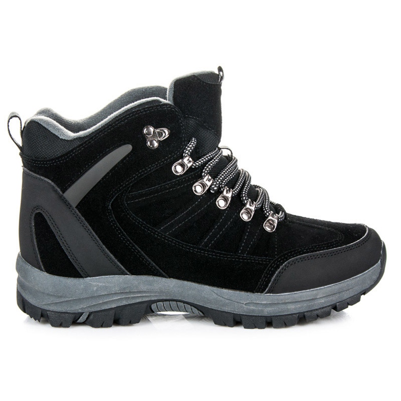 Trekking aislado negro