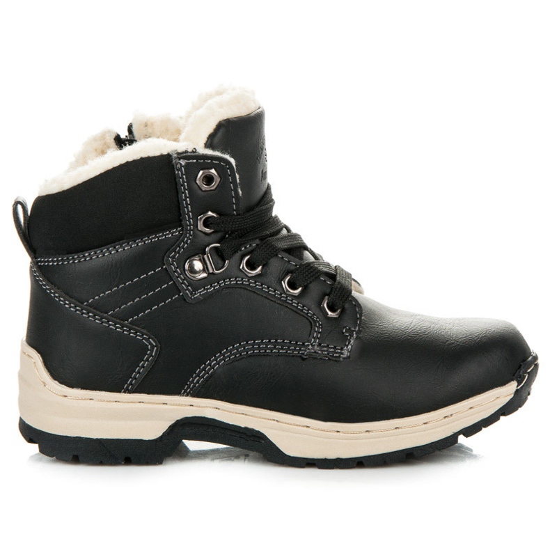 Arrigo Bello Botines con piel de oveja negro