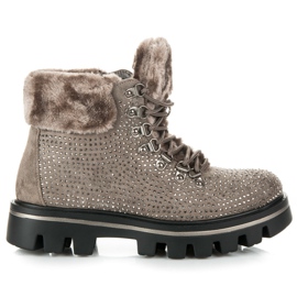 Kylie Botas con estilo con protector marrón
