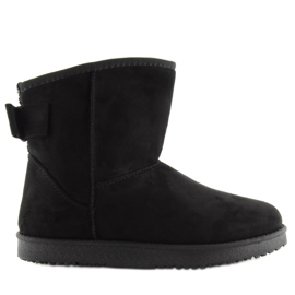 Botas de nieve emusy con lazo negro B780 negro