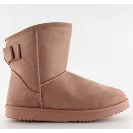 Botas de nieve Emusy con lazo rosa B780 Rosa rosado