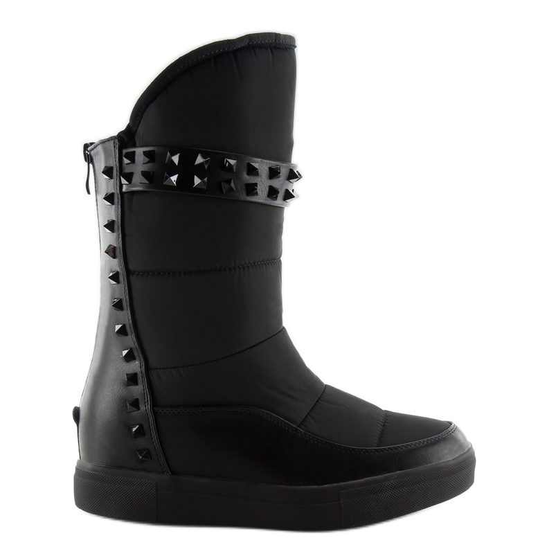 Botas de nieve con tachuelas NC105 negro