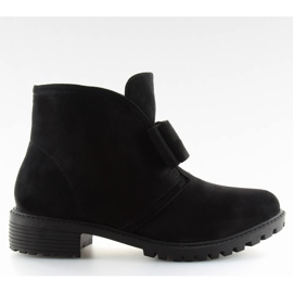 Botas con lazo negro AT-0625-L Negro