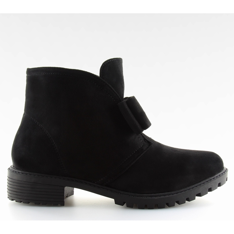 Botas con lazo negro AT-0625-L Negro