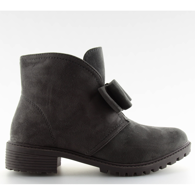 Botas con lazo gris AT-0625-L Gris