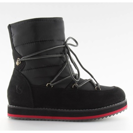 Botas de nieve moon black 9072 black negro
