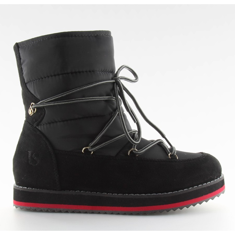 Botas de nieve moon black 9072 black negro