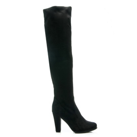 Super Me Botas altas, botines negro