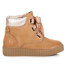 Vices Creepers con cordones marrón