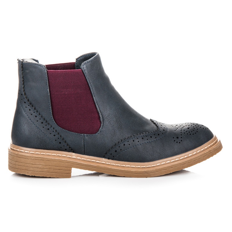 Botas Kylie Chelsea de moda azul